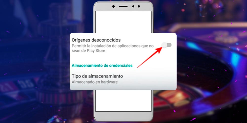 Opción de activación