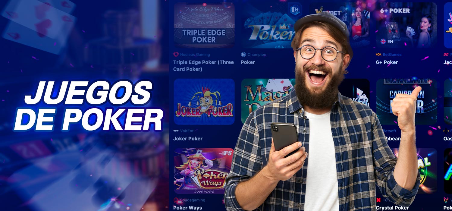 Diferentes juegos de póquer